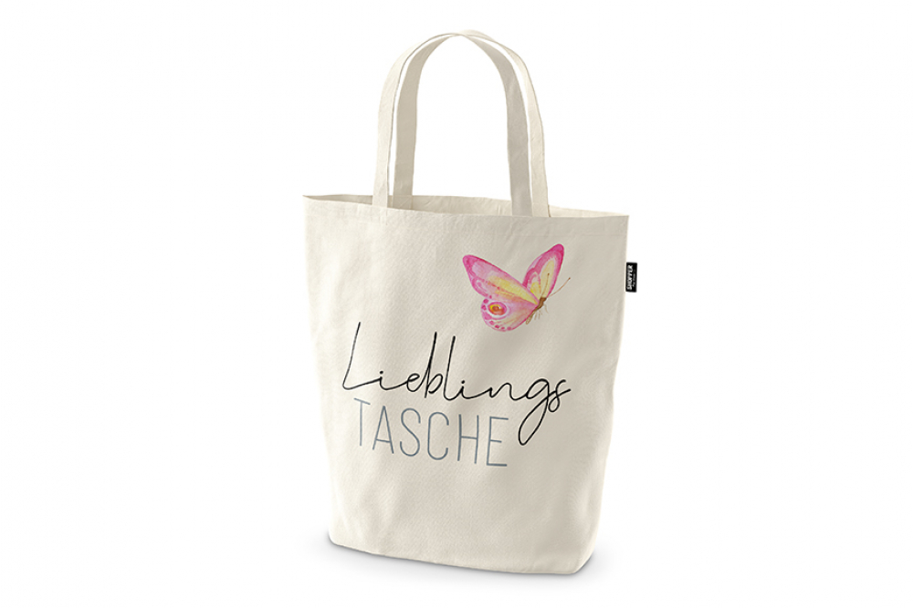 Bio Stoffwollbeutel/Shopper "Lieblingstasche" - Lovely Greetings